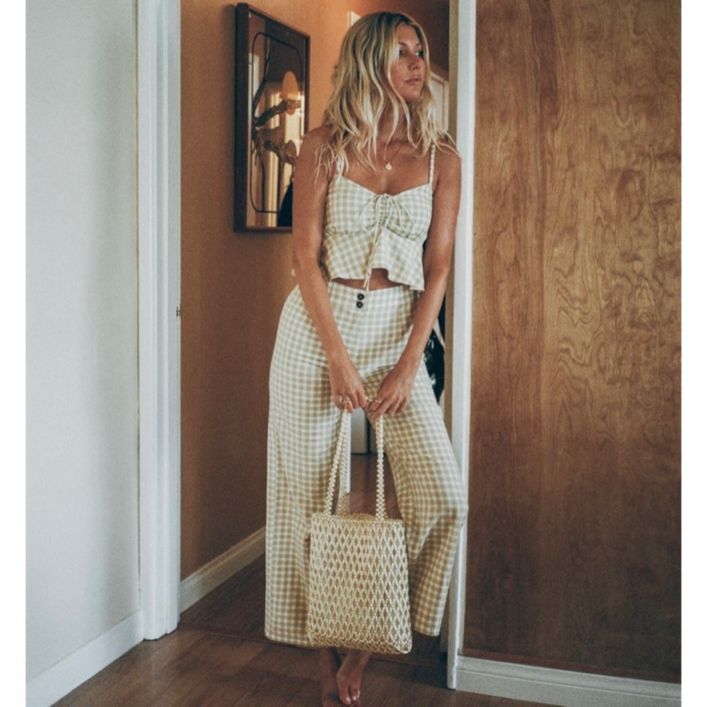 Salty Blonde x Billabong Tidal Cropped Tank Top + Point Break Pants